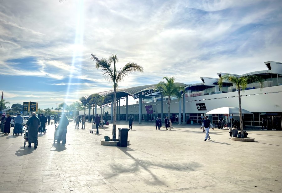Mohammed V International Airport terminal, Casablanca, Morocco